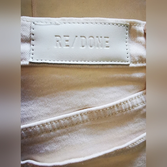 RE/DONE 90s High Rise Ankle Crop size 28 Bone light cream color - Picture 13 of 13